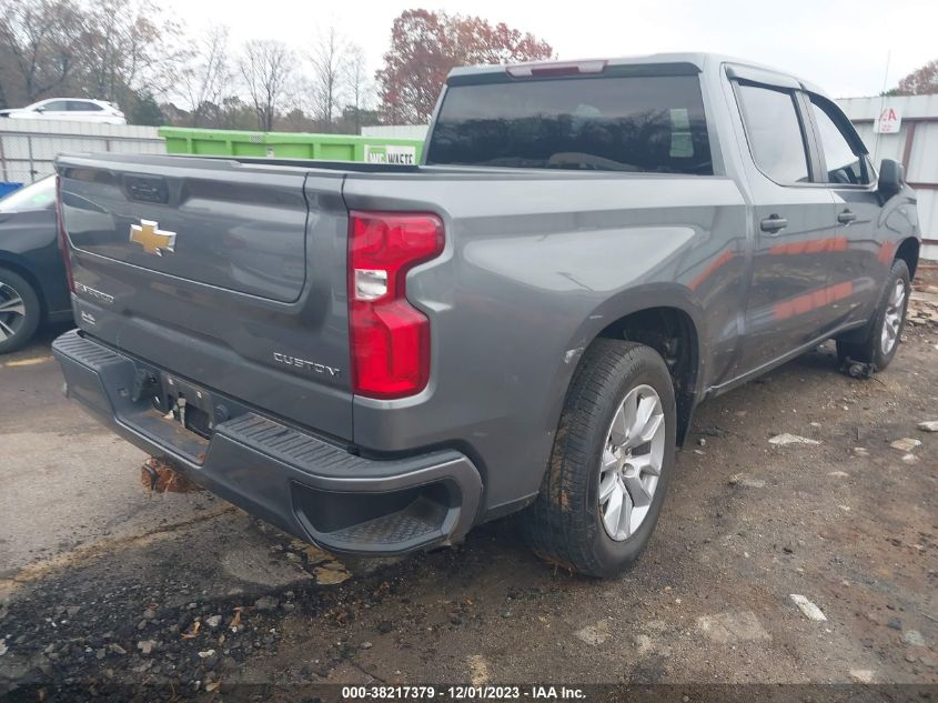 2021 Chevrolet Silverado 1500 2Wd Short Bed Custom VIN: 3GCPWBEK7MG359687 Lot: 38217379