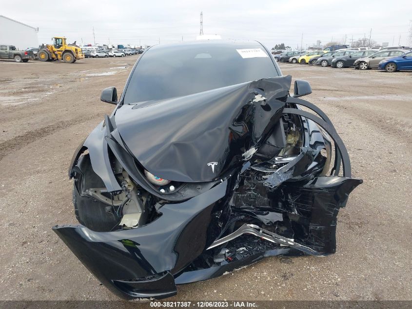 2023 Tesla Model Y Performance Dual Motor All-Wheel Drive/Awd VIN: 7SAYGDEF8PF750800 Lot: 38217387