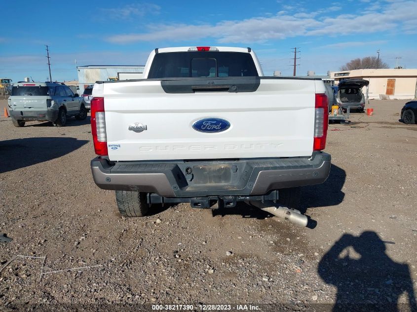 2019 Ford Super Duty F-250 Srw Xl/Xlt/Lariat/King Ranch/Platinum/Limited VIN: 1FT7W2BTXKED10646 Lot: 38217390