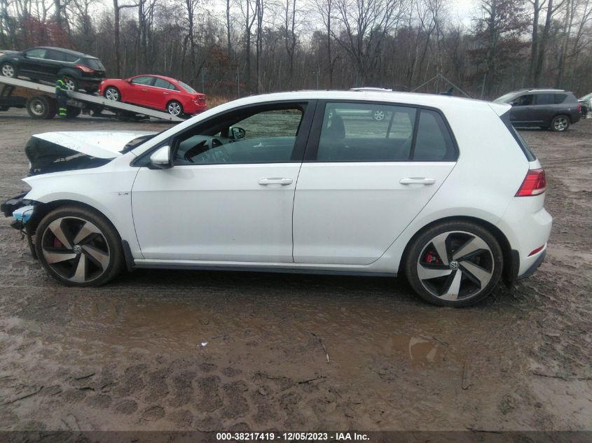 2018 Volkswagen Golf Gti 2.0T Autobahn VIN: 3VW547AU1JM294069 Lot: 38217419