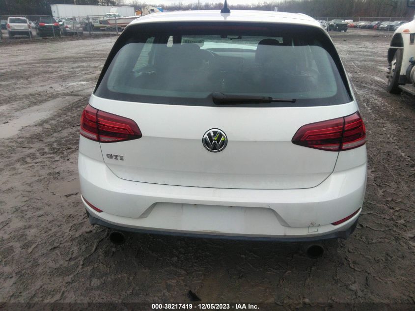 2018 Volkswagen Golf Gti 2.0T Autobahn VIN: 3VW547AU1JM294069 Lot: 38217419