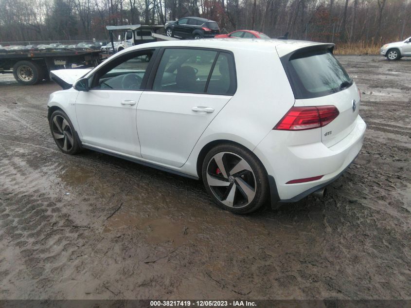 2018 Volkswagen Golf Gti 2.0T Autobahn VIN: 3VW547AU1JM294069 Lot: 38217419