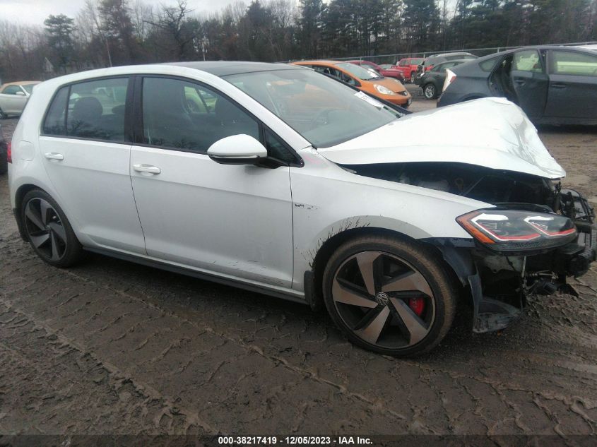 2018 Volkswagen Golf Gti 2.0T Autobahn VIN: 3VW547AU1JM294069 Lot: 38217419
