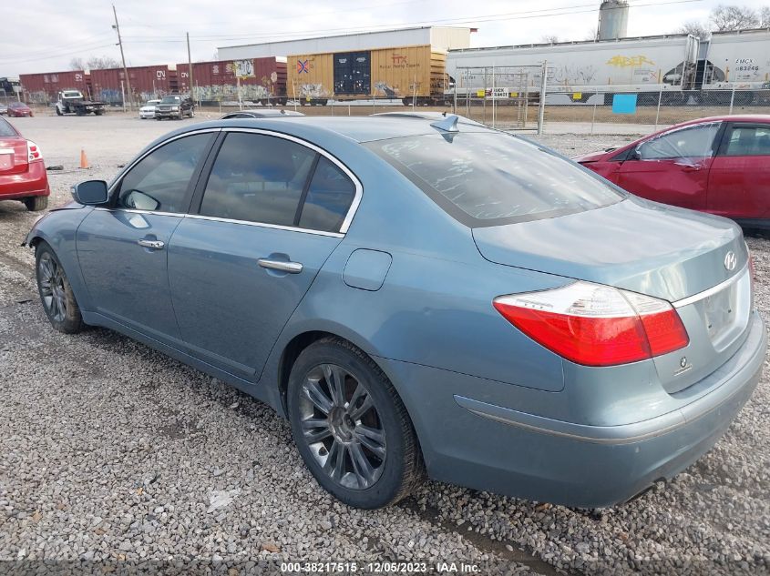 2011 Hyundai Genesis 3.8 VIN: KMHGC4DE5BU134321 Lot: 38217515