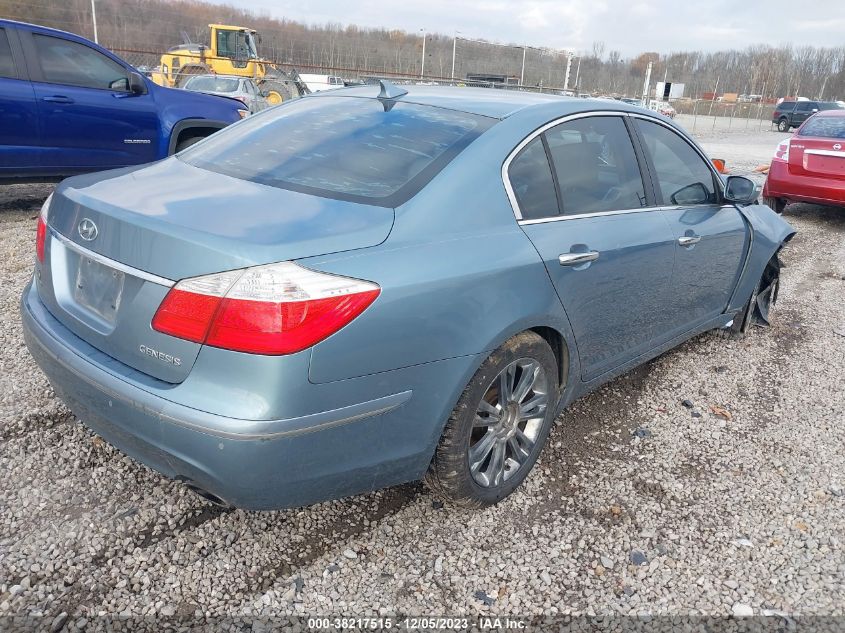 2011 Hyundai Genesis 3.8 VIN: KMHGC4DE5BU134321 Lot: 38217515