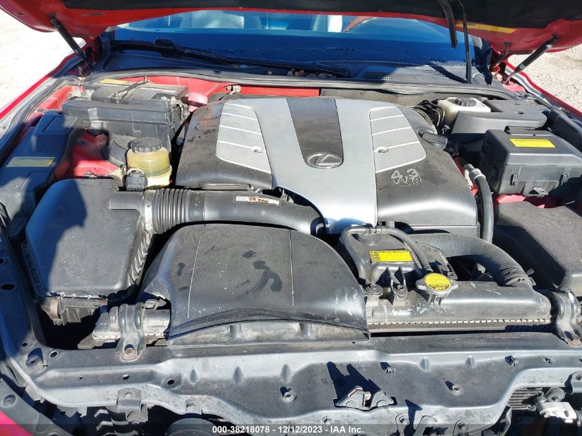 2005 Lexus Sc 430 VIN: JTHFN48Y950062922 Lot: 38218078