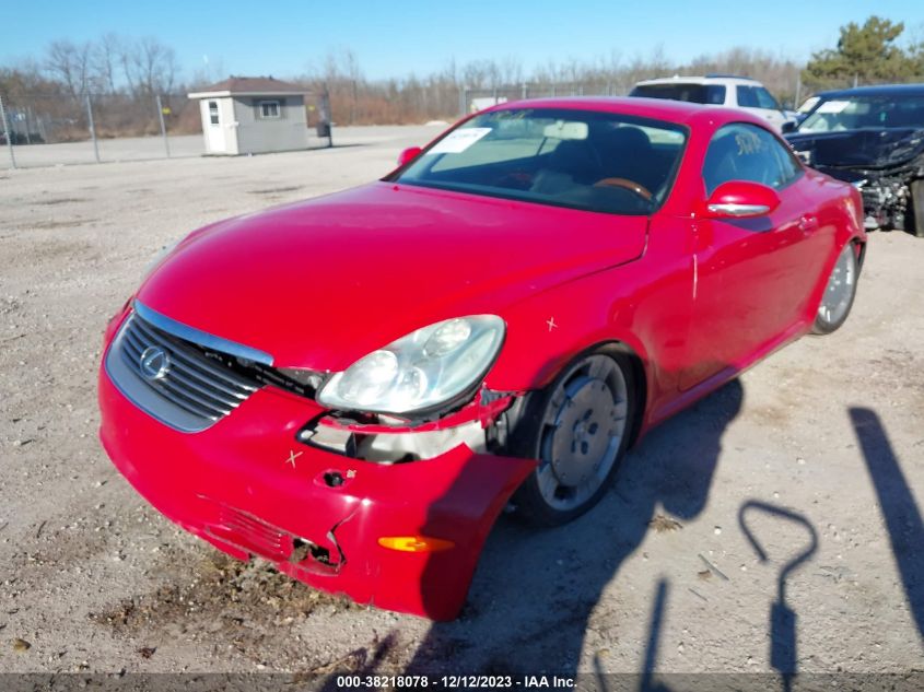 2005 Lexus Sc 430 VIN: JTHFN48Y950062922 Lot: 38218078