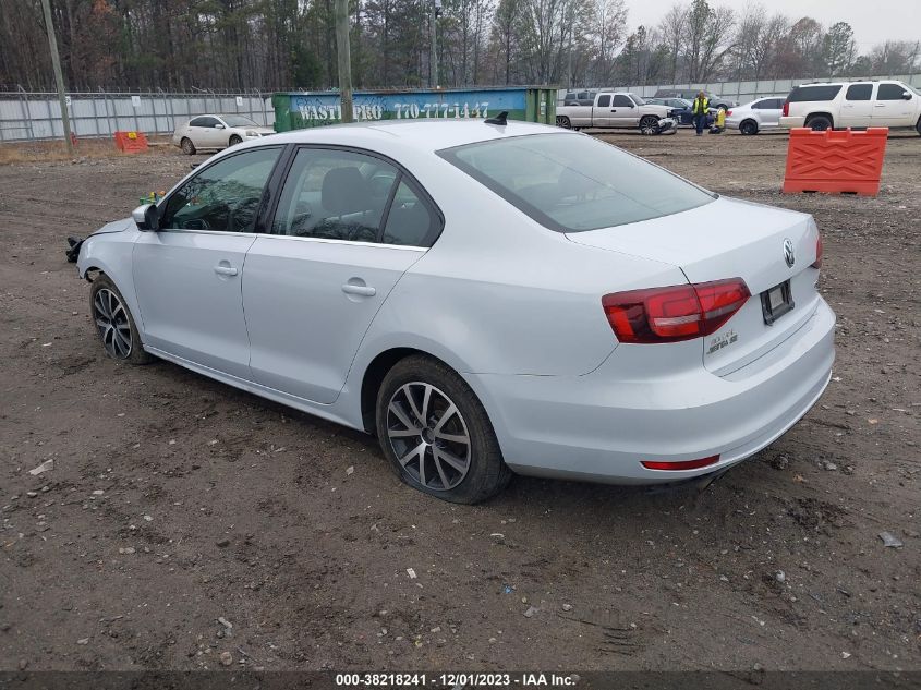 2017 Volkswagen Jetta 1.4T Se VIN: 3VWDB7AJ5HM260833 Lot: 38218241