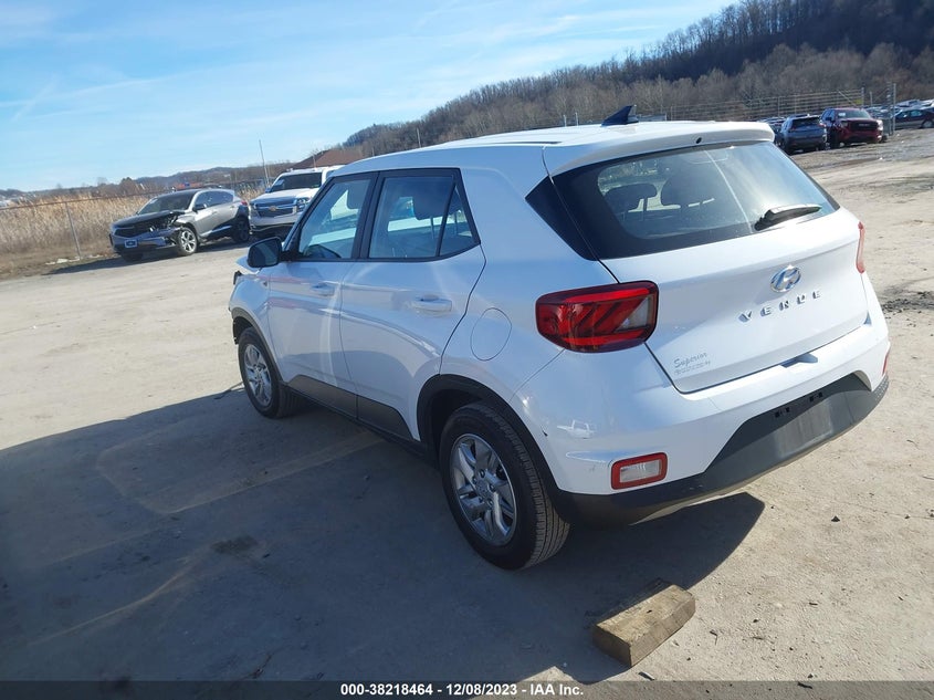 2022 Hyundai Venue Se VIN: KMHRB8A33NU155226 Lot: 38218464