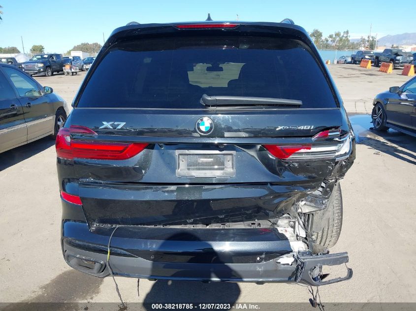 2022 BMW X7 xDrive40I VIN: 5UXCW2C09N9J22215 Lot: 38218785