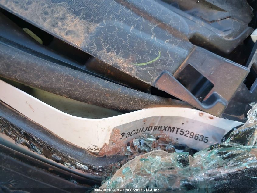 2021 Jeep Compass Latitude 4X4 VIN: 3C4NJDBBXMT529635 Lot: 38218979