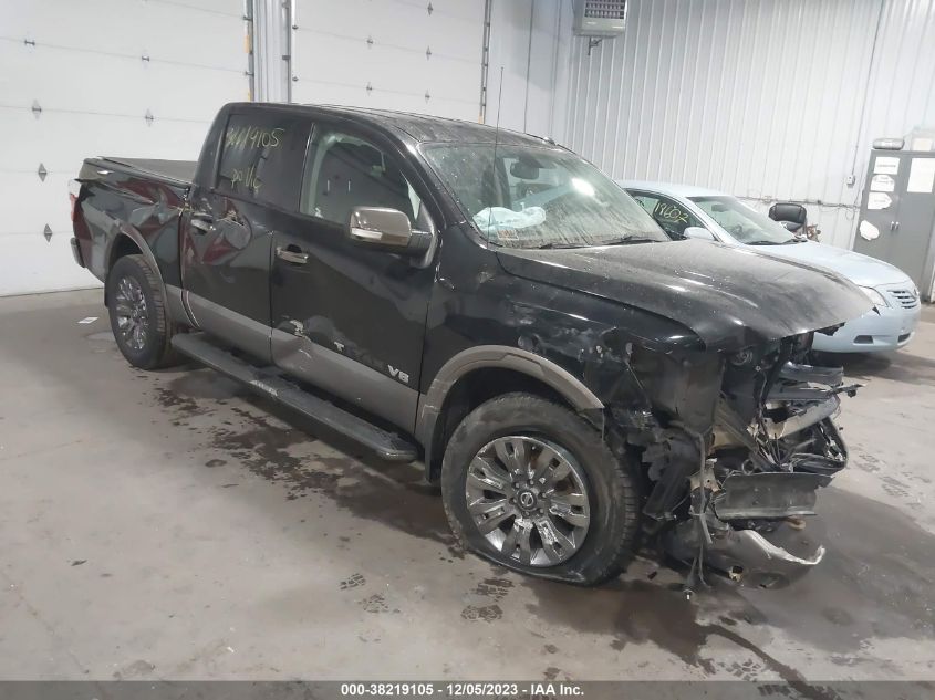 2018 Nissan Titan Platinum Reserve/S/Sv/Pro-4X/Sl VIN: 1N6AA1E50JN542843 Lot: 38219105