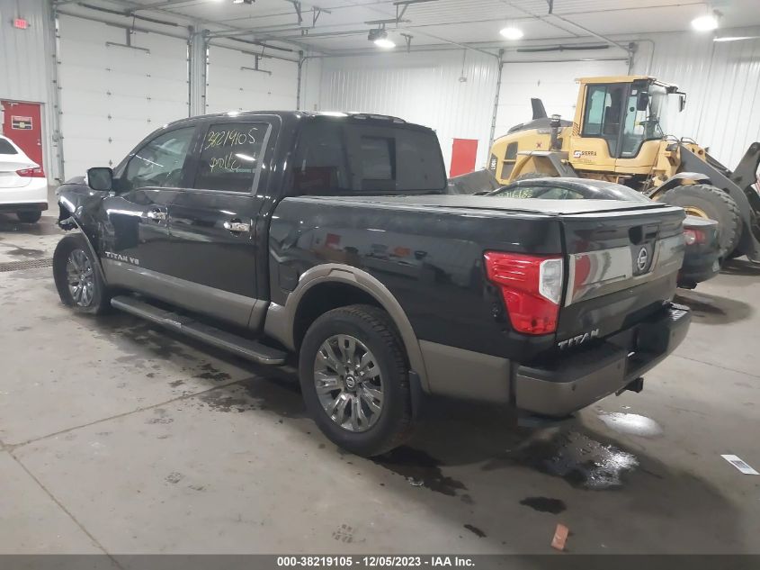 2018 Nissan Titan Platinum Reserve/S/Sv/Pro-4X/Sl VIN: 1N6AA1E50JN542843 Lot: 38219105