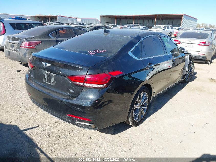 2018 Genesis G80 3.8L VIN: KMHGN4JE3JU280441 Lot: 38219192