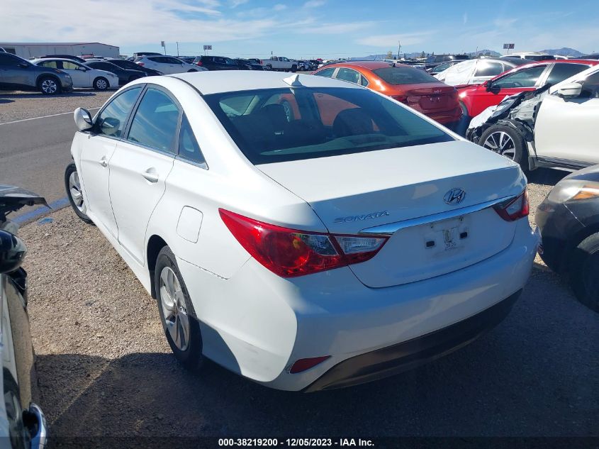 2014 Hyundai Sonata Gls VIN: 5NPEB4AC6EH824207 Lot: 38219200