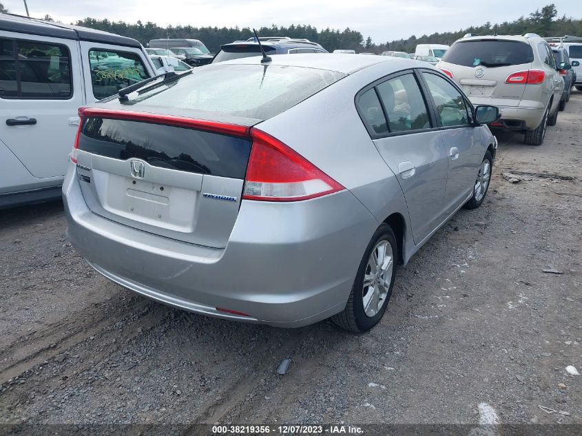 2011 Honda Insight Ex VIN: JHMZE2H78BS007225 Lot: 38219356