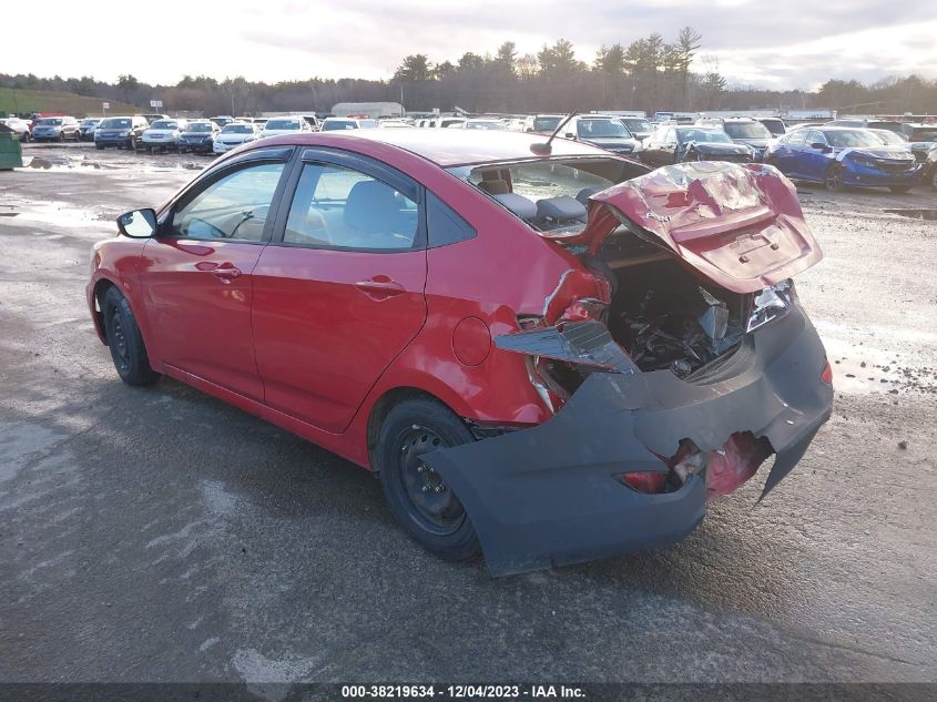 2015 Hyundai Accent Gls VIN: KMHCT4AE7FU831028 Lot: 38219634