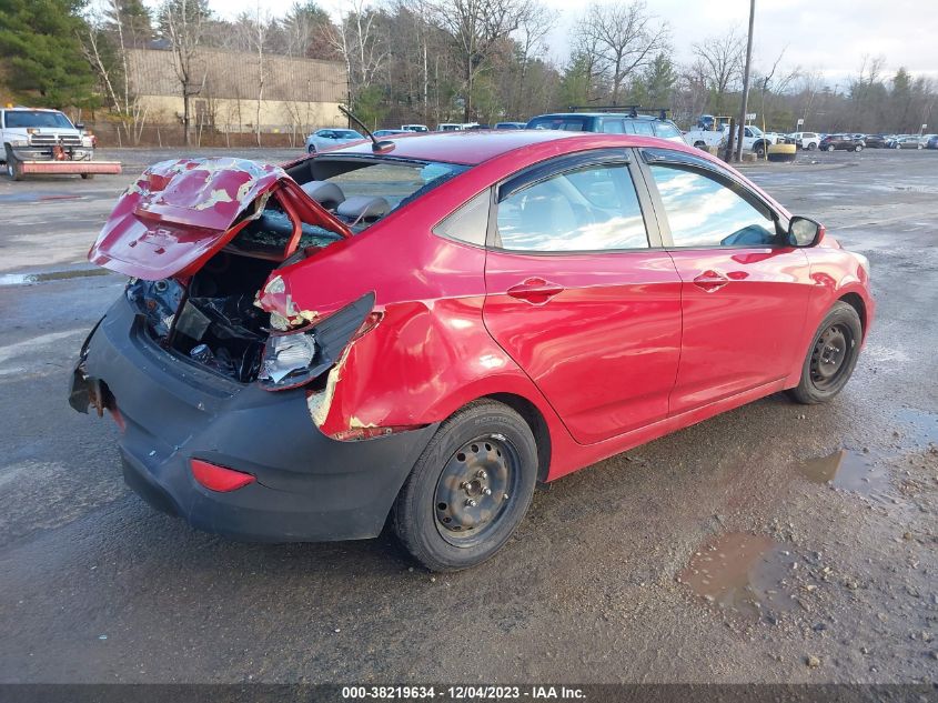 2015 Hyundai Accent Gls VIN: KMHCT4AE7FU831028 Lot: 38219634