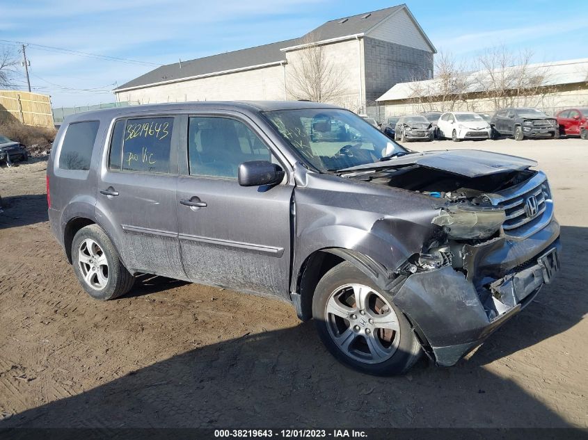 5FNYF4H59EB012441 2014 Honda Pilot Exl