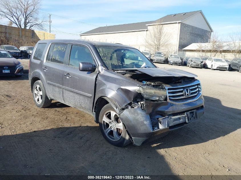 5FNYF4H59EB012441 2014 Honda Pilot Exl