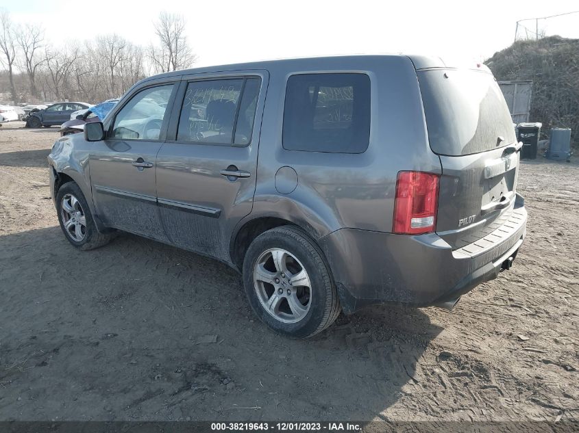 5FNYF4H59EB012441 2014 Honda Pilot Exl