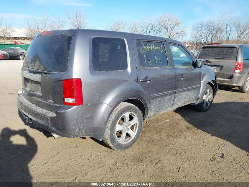 5FNYF4H59EB012441 2014 Honda Pilot Exl