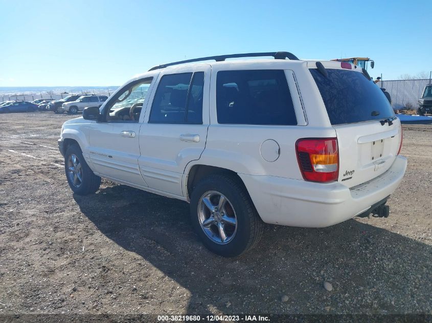 2002 Jeep Grand Cherokee Limited VIN: 1J8GW58N62C230338 Lot: 38219680