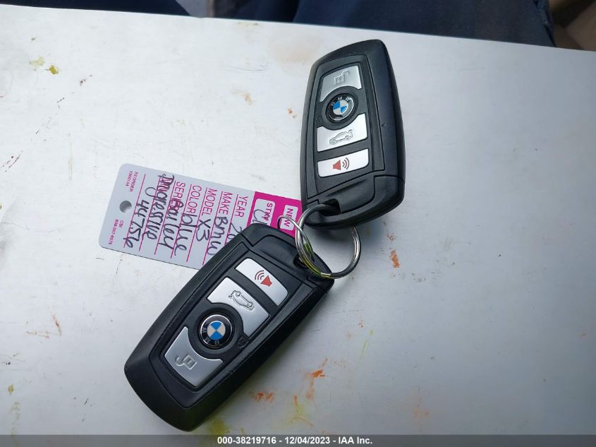 2014 BMW X3 xDrive28I VIN: 5UXWX9C53E0D18222 Lot: 38219716