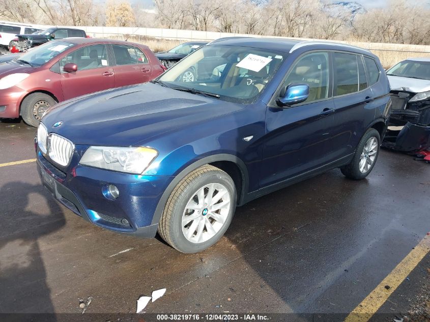 2014 BMW X3 xDrive28I VIN: 5UXWX9C53E0D18222 Lot: 38219716