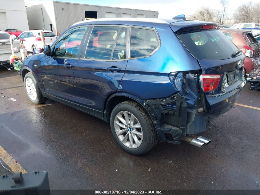 2014 BMW X3 xDrive28I VIN: 5UXWX9C53E0D18222 Lot: 38219716