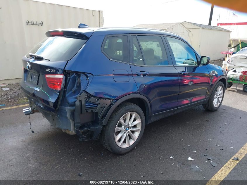 2014 BMW X3 xDrive28I VIN: 5UXWX9C53E0D18222 Lot: 38219716