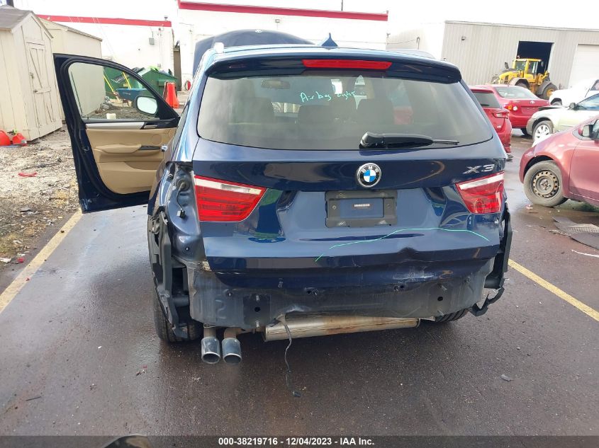 2014 BMW X3 xDrive28I VIN: 5UXWX9C53E0D18222 Lot: 38219716