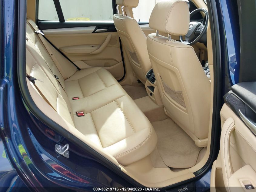 2014 BMW X3 xDrive28I VIN: 5UXWX9C53E0D18222 Lot: 38219716