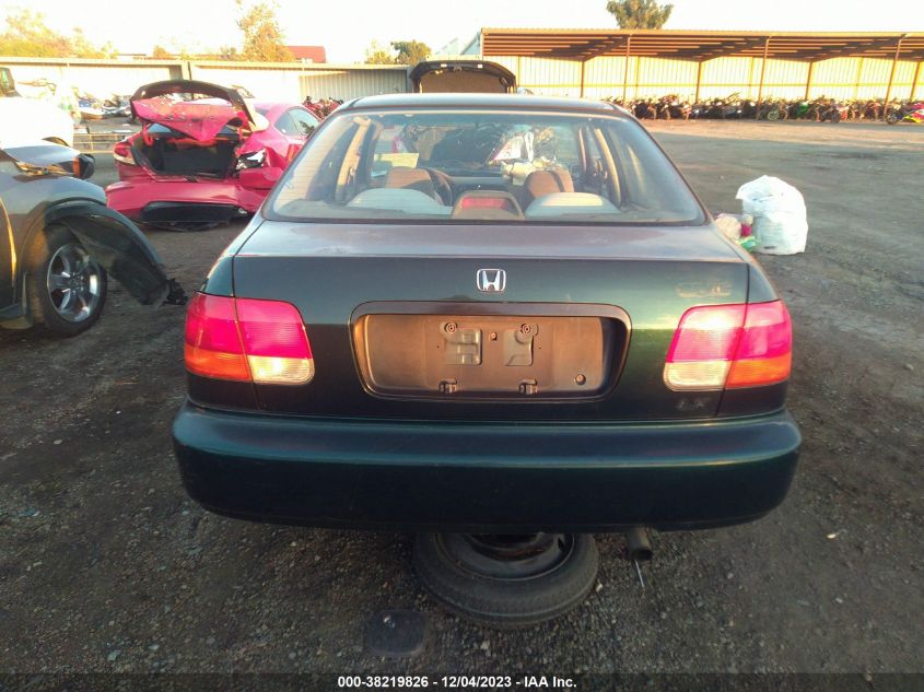 1998 Honda Civic Lx VIN: JHMEJ6671WS011806 Lot: 38219826