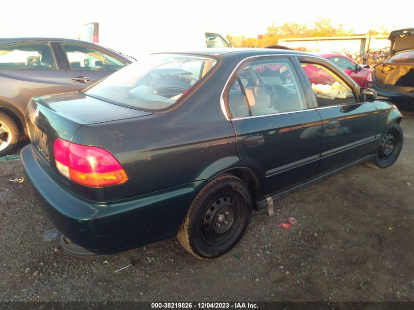 1998 Honda Civic Lx VIN: JHMEJ6671WS011806 Lot: 38219826