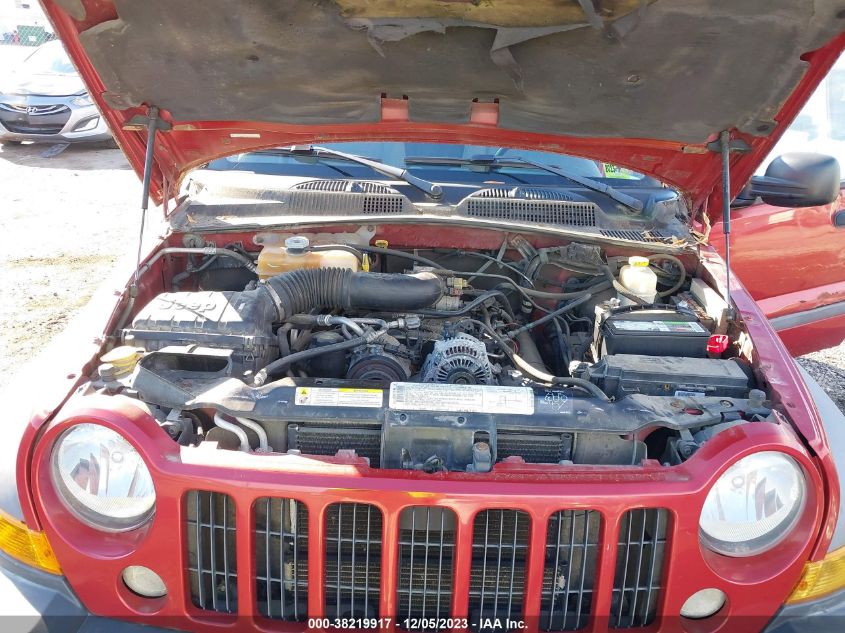 2006 Jeep Liberty Sport VIN: 1J4GL48K36W282489 Lot: 38219917