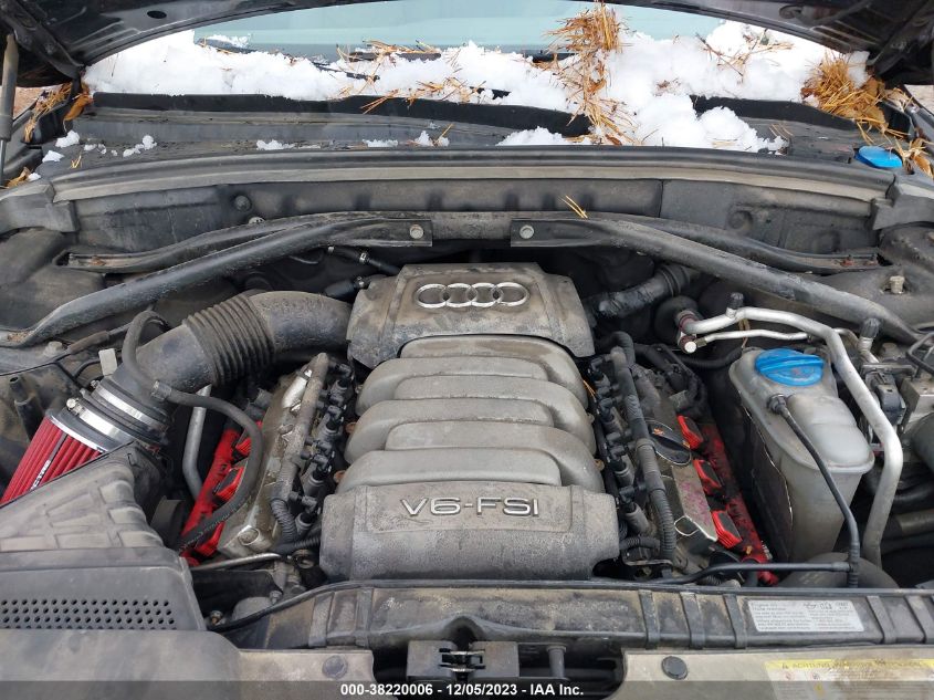 2012 Audi Q5 3.2 Premium Plus VIN: WA1DKAFP0CA112862 Lot: 38220006