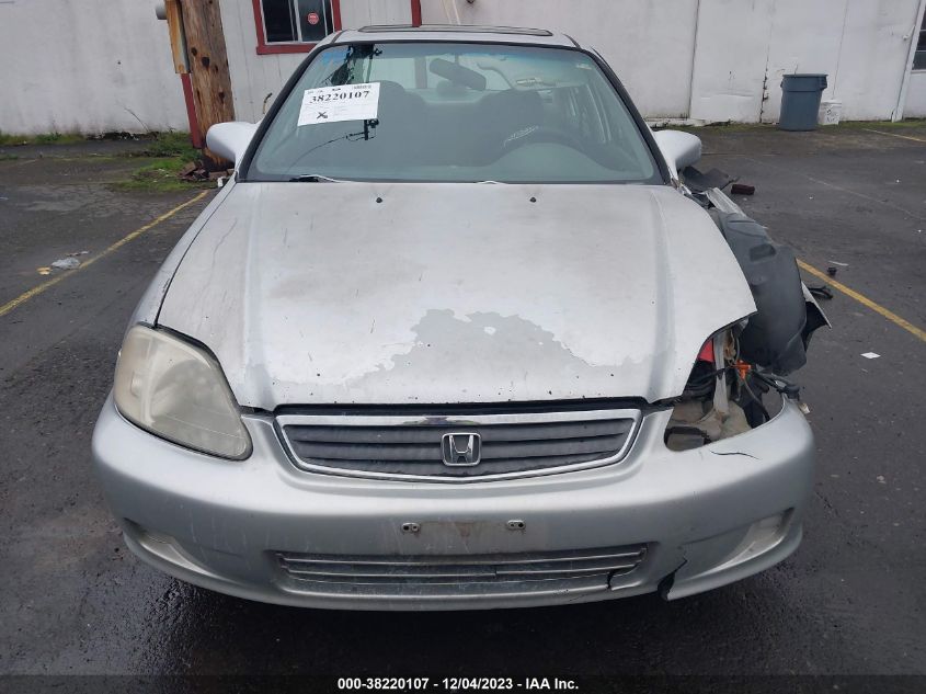 1999 Honda Civic Ex VIN: 1HGEJ8649XL018096 Lot: 38220107