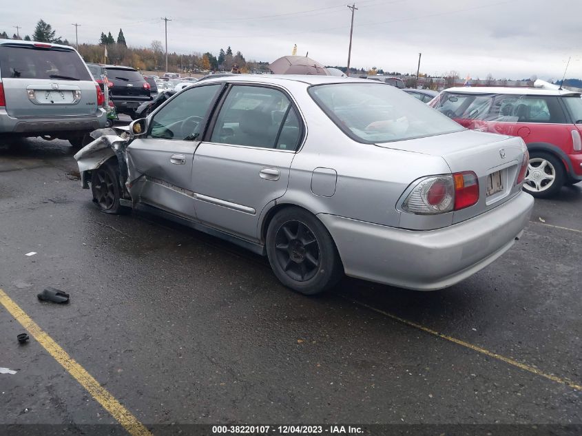 1999 Honda Civic Ex VIN: 1HGEJ8649XL018096 Lot: 38220107