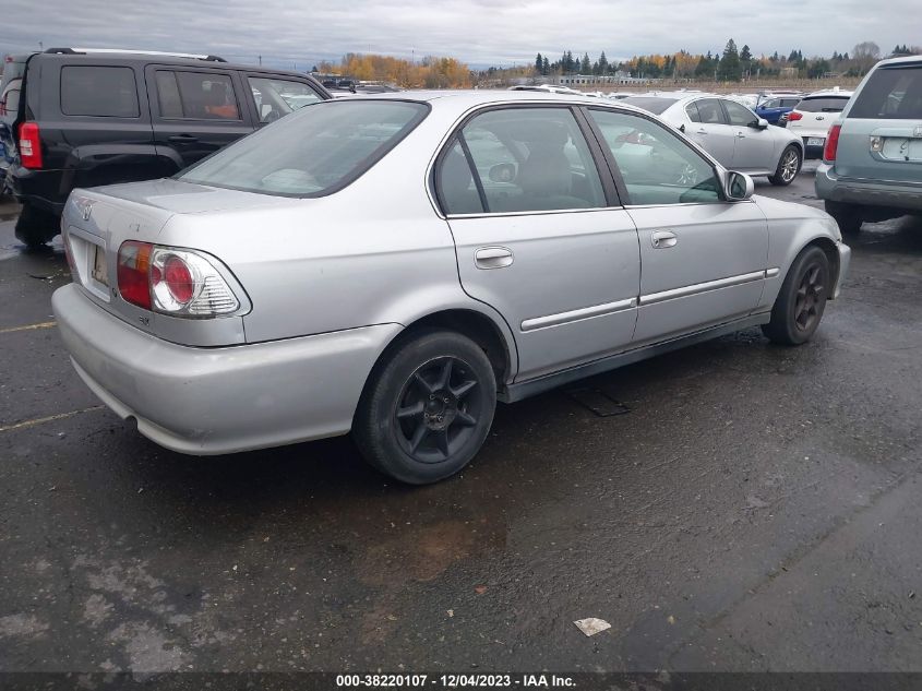 1999 Honda Civic Ex VIN: 1HGEJ8649XL018096 Lot: 38220107