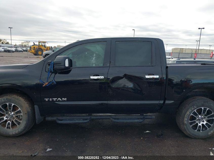 2021 Nissan Titan Sv 4X4 VIN: 1N6AA1ED9MN520383 Lot: 38220252