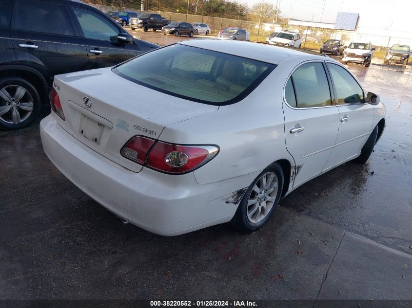 2004 Lexus Es 330 VIN: JTHBA30G945013177 Lot: 38220552