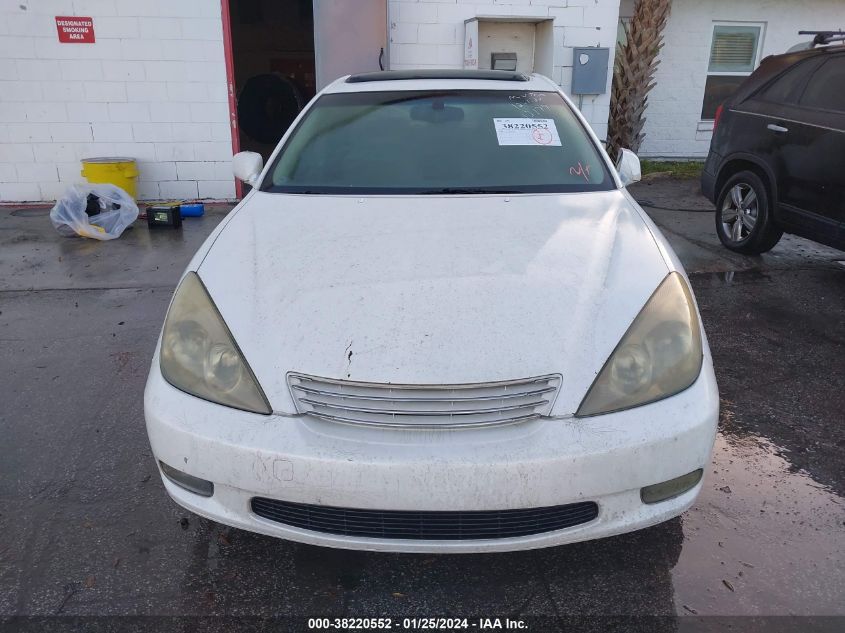 2004 Lexus Es 330 VIN: JTHBA30G945013177 Lot: 38220552