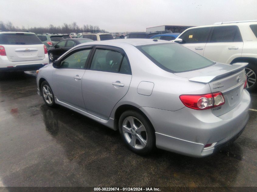 2013 Toyota Corolla S VIN: 2T1BU4EE3DC040447 Lot: 38220674