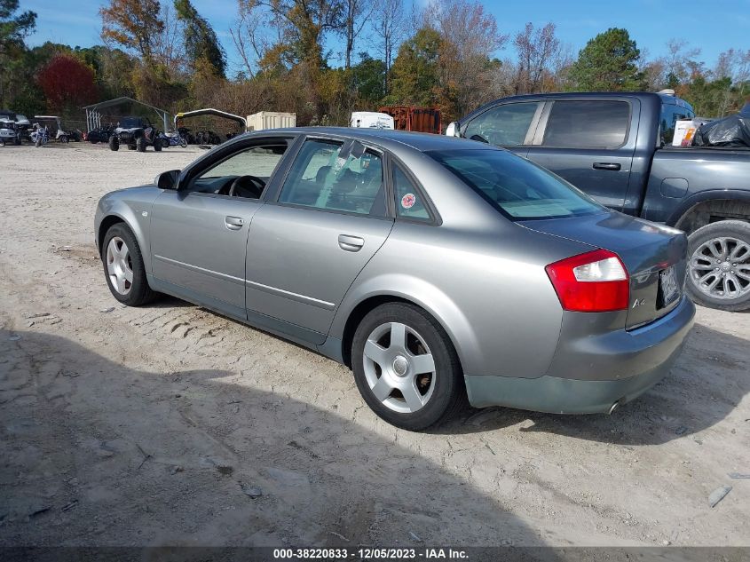 2003 Audi A4 1.8T VIN: WAULC68E03A206440 Lot: 38220833