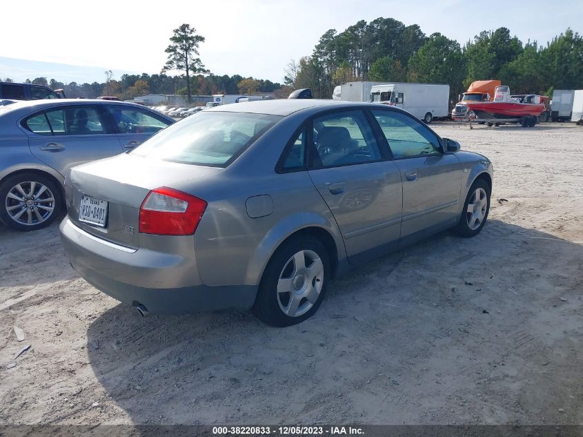 2003 Audi A4 1.8T VIN: WAULC68E03A206440 Lot: 38220833