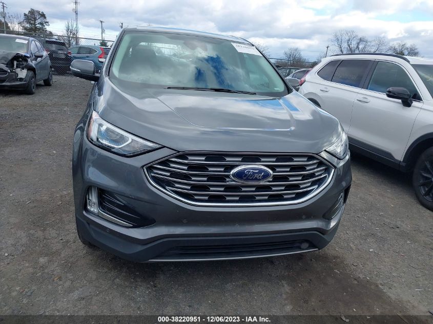 2022 Ford Edge Titanium VIN: 2FMPK4K98NBA35818 Lot: 38220951