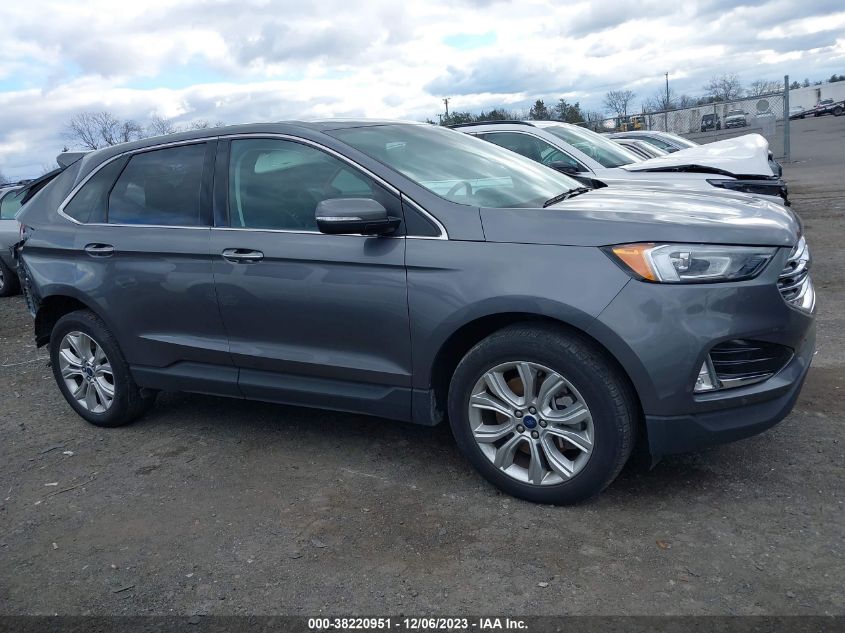 2022 Ford Edge Titanium VIN: 2FMPK4K98NBA35818 Lot: 38220951