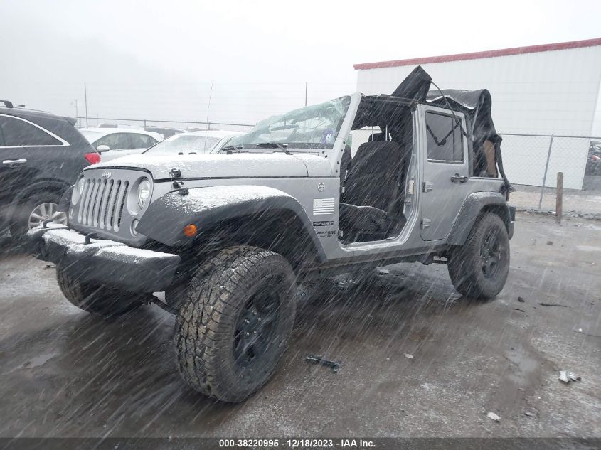 2018 Jeep Wrangler Jk Unlimited Sport 4X4 VIN: 1C4BJWDG5JL844020 Lot: 38220995