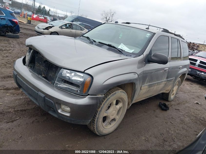 2005 Chevrolet Trailblazer Lt VIN: 1GNDT13S352356599 Lot: 38221088